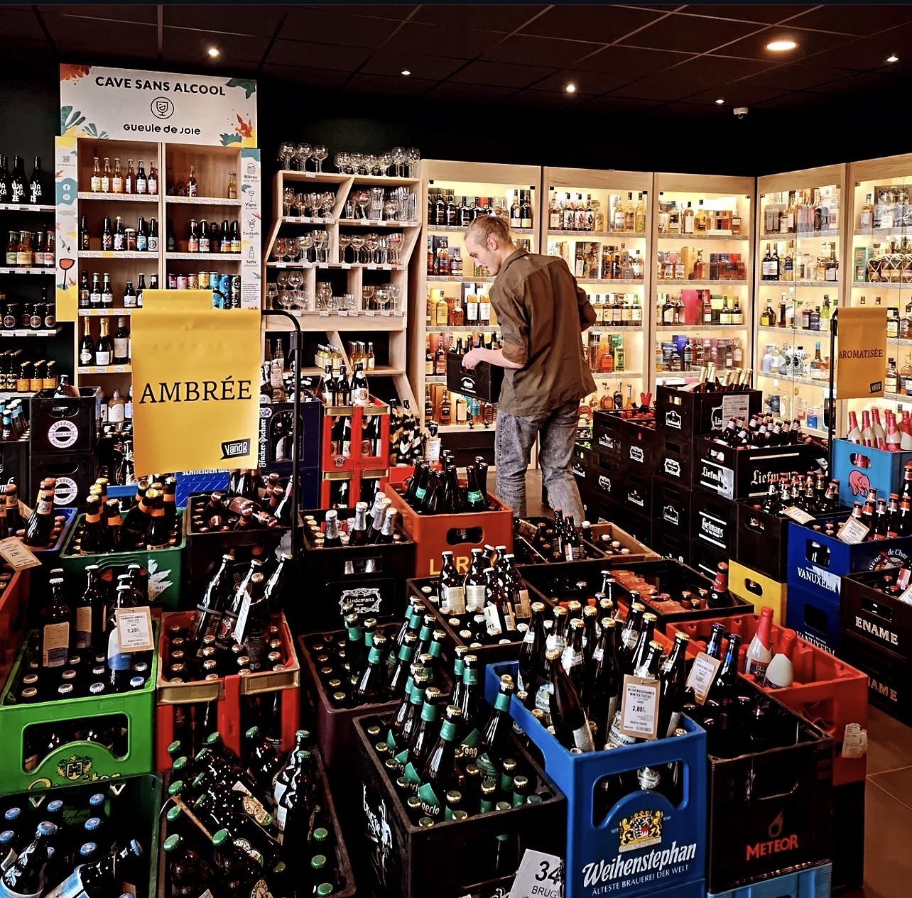 Cave bières V and B